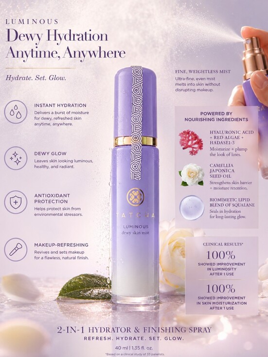 Tatcha Other - Tatcha Luminous Dewy Skin Mist Hydrating Face Mist 40mL